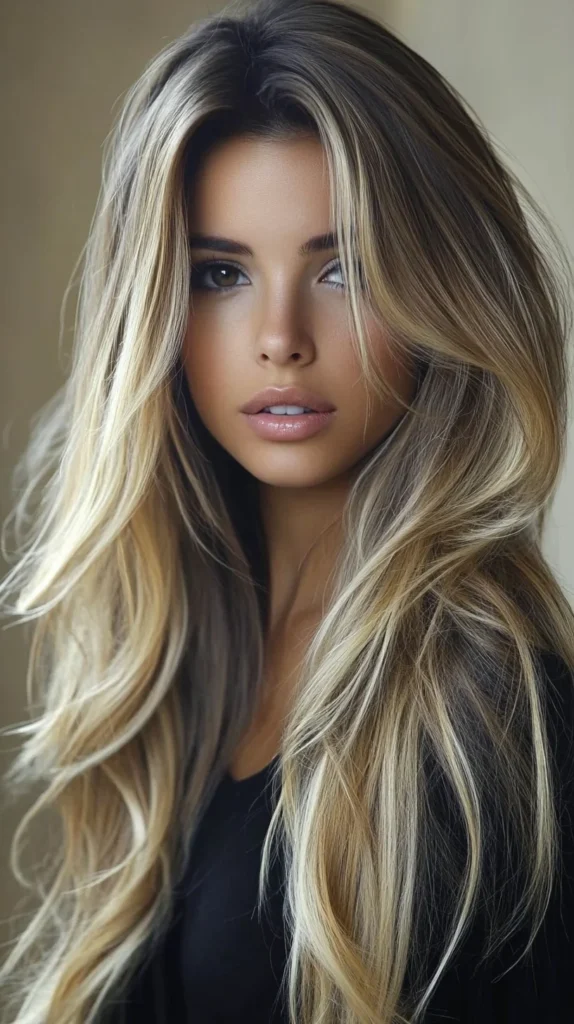Ash Blonde Highlights