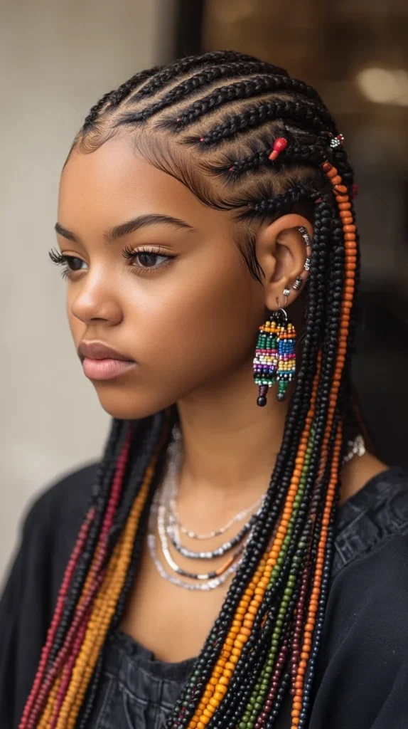 Beaded Cornrows