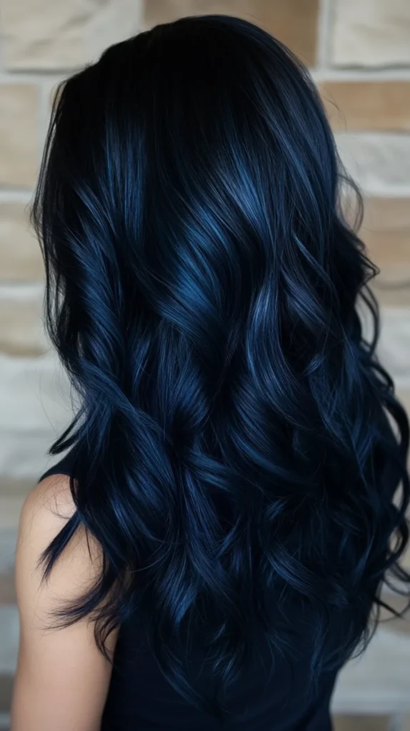 Blue-Black Shine
