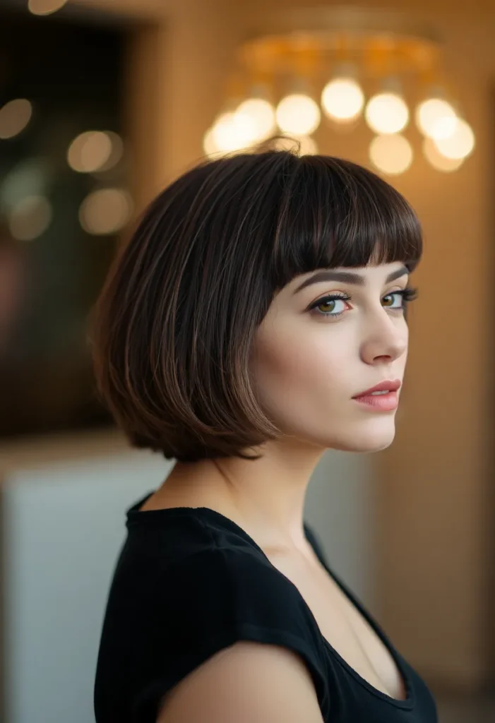Blunt Cut Lob