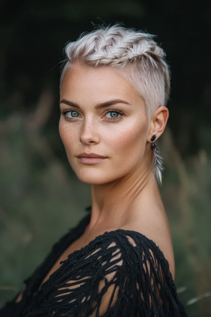 Braided Pixie Cut