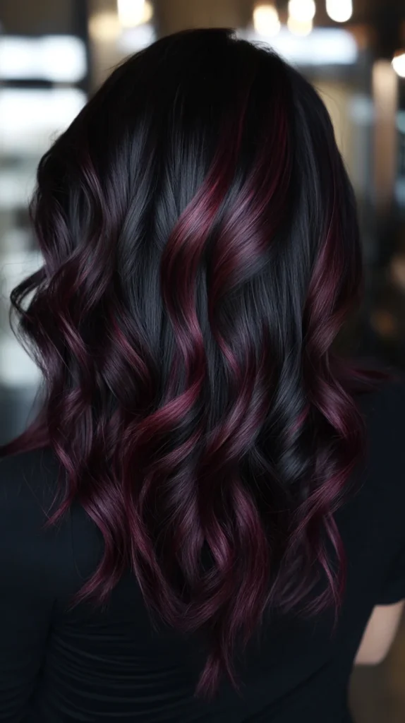 Burgundy Highlights