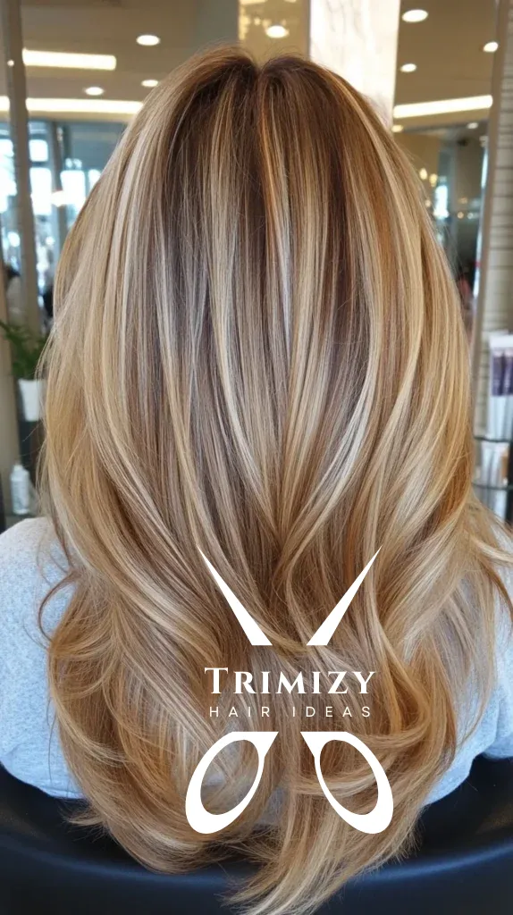 Caramel Blonde Highlights