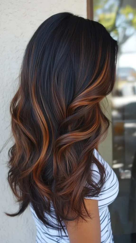 Caramel Brown Streaks