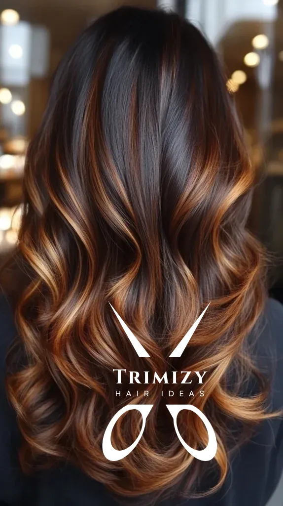 Chocolate Salted Caramel Balayage