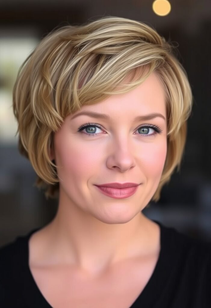 Choppy Stacked Bob