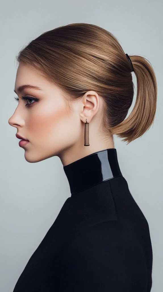 Futuristic-Sleek-Ponytail