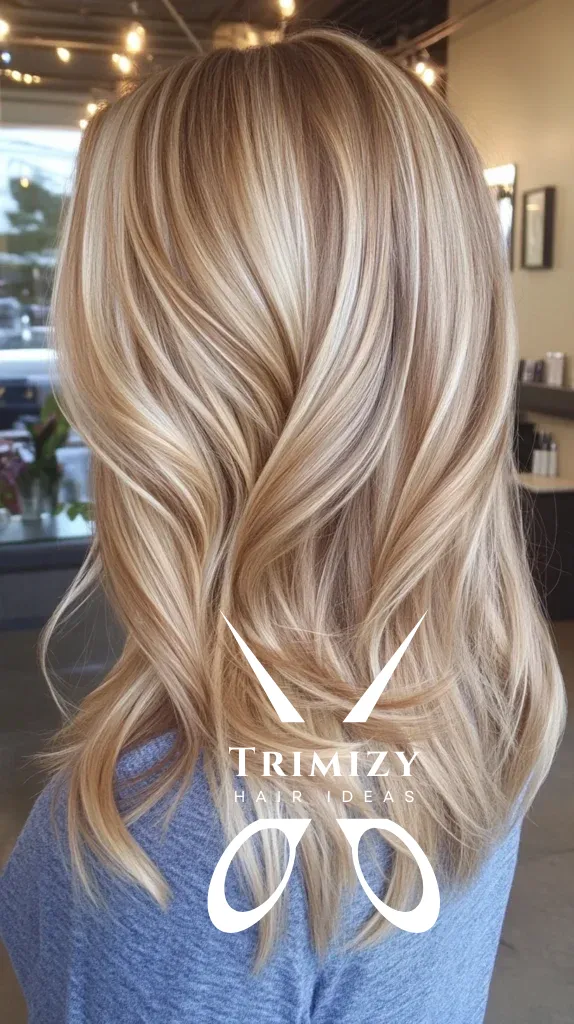 Golden Blonde Highlights