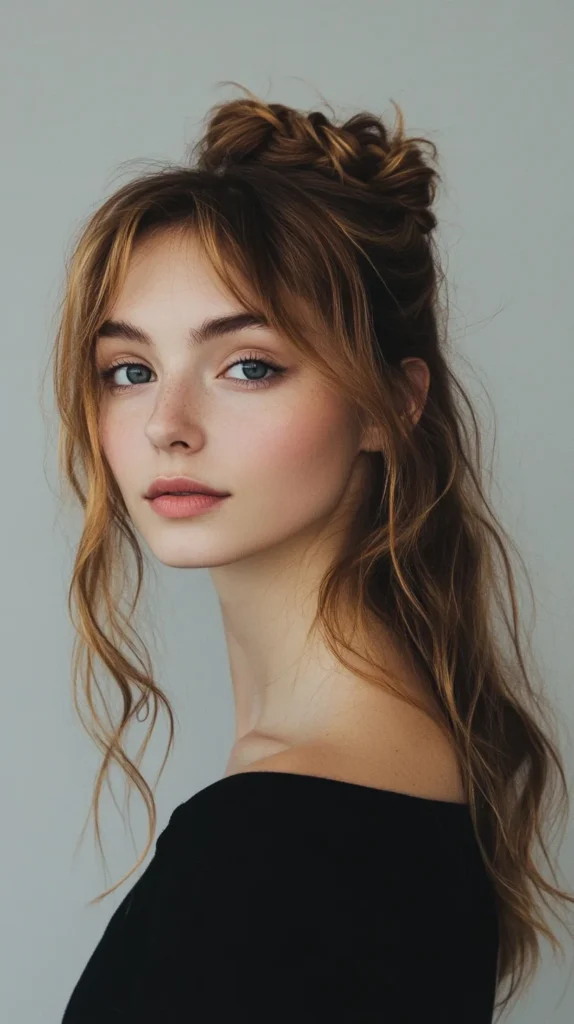 Half-Up Braided Crown