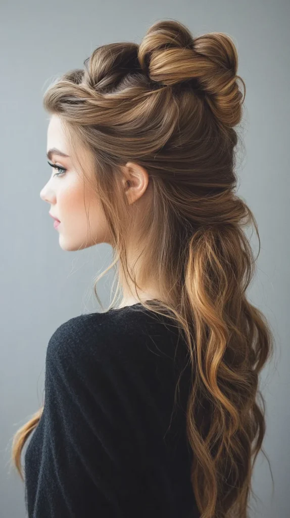 Half-Up Bun