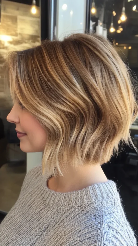 Honey Blonde Bob