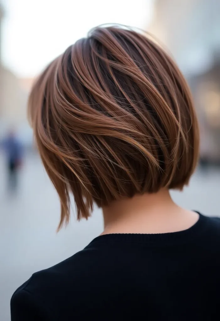 Lob with Wispy Bangs