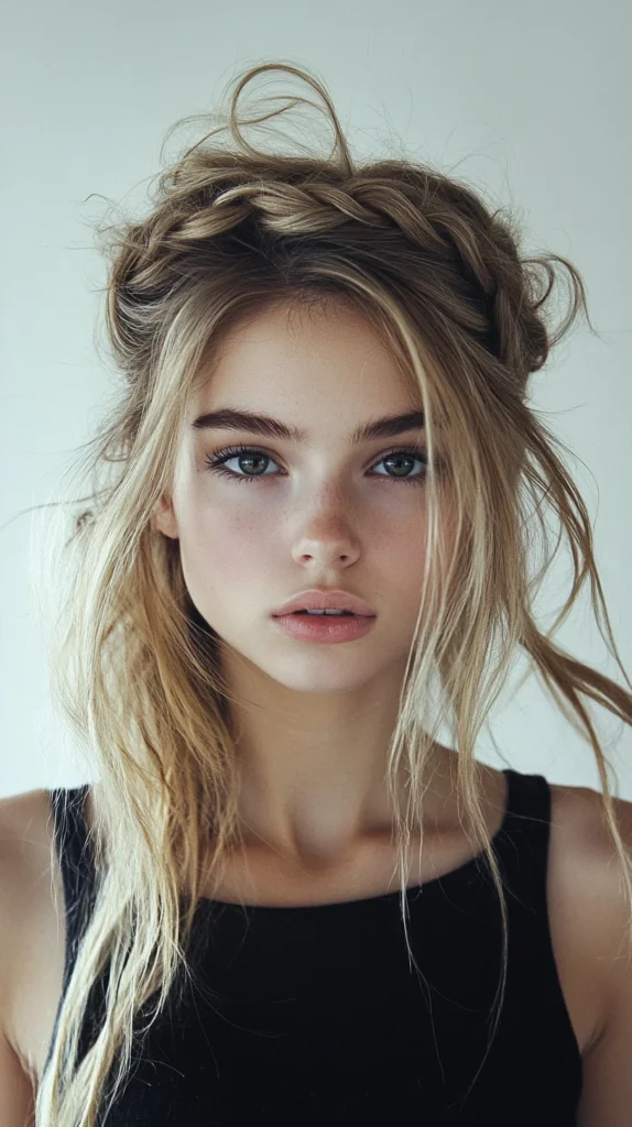 Messy Braided Crown