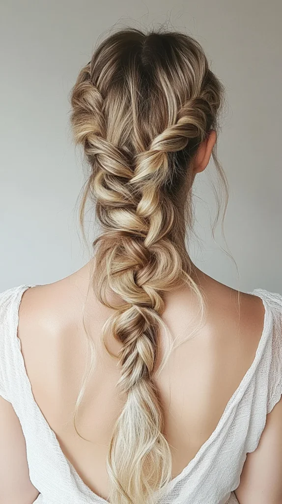 Messy Dutch Braid
