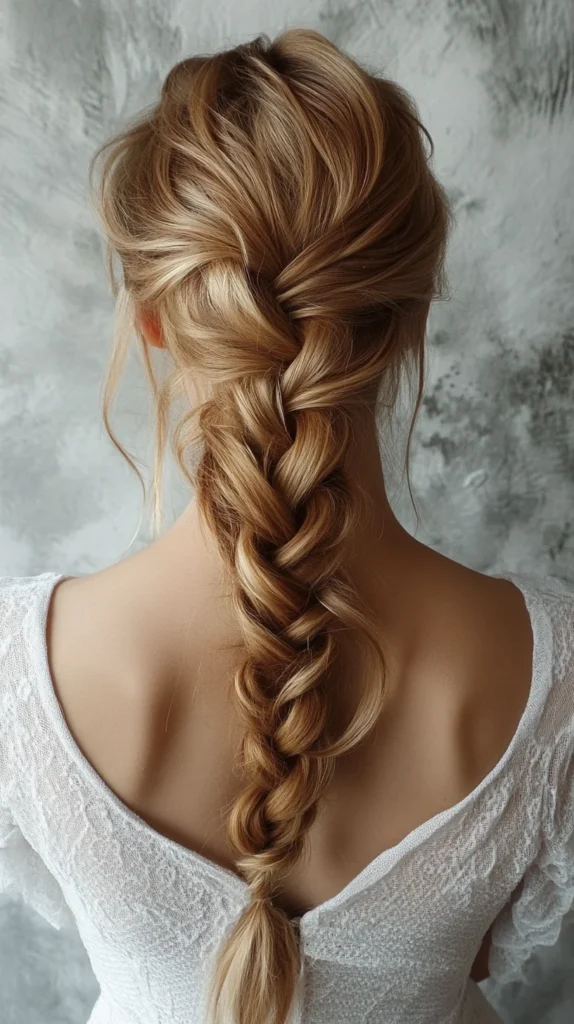 Messy Fishtail Braid