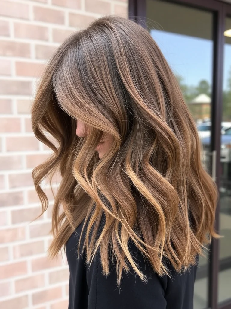Messy Shoulder-Length Waves