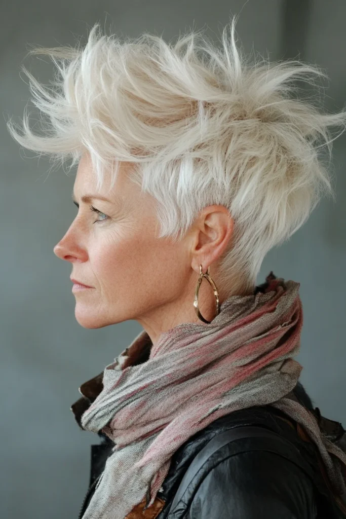 Messy Texture Mohawk