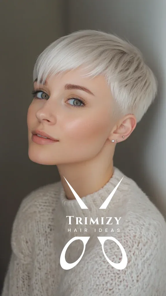 Platinum Buzz Cut