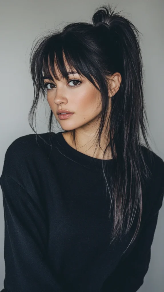 Ponytail with Bangs