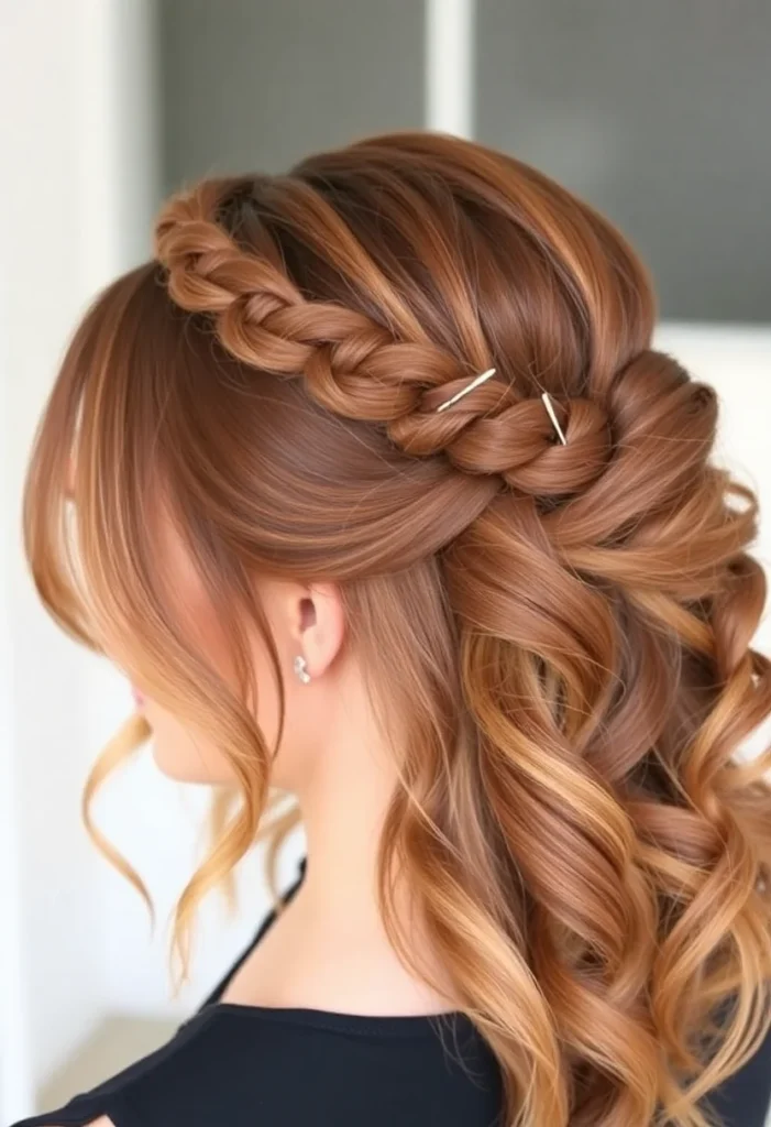 Pulled-Back Braided Crown