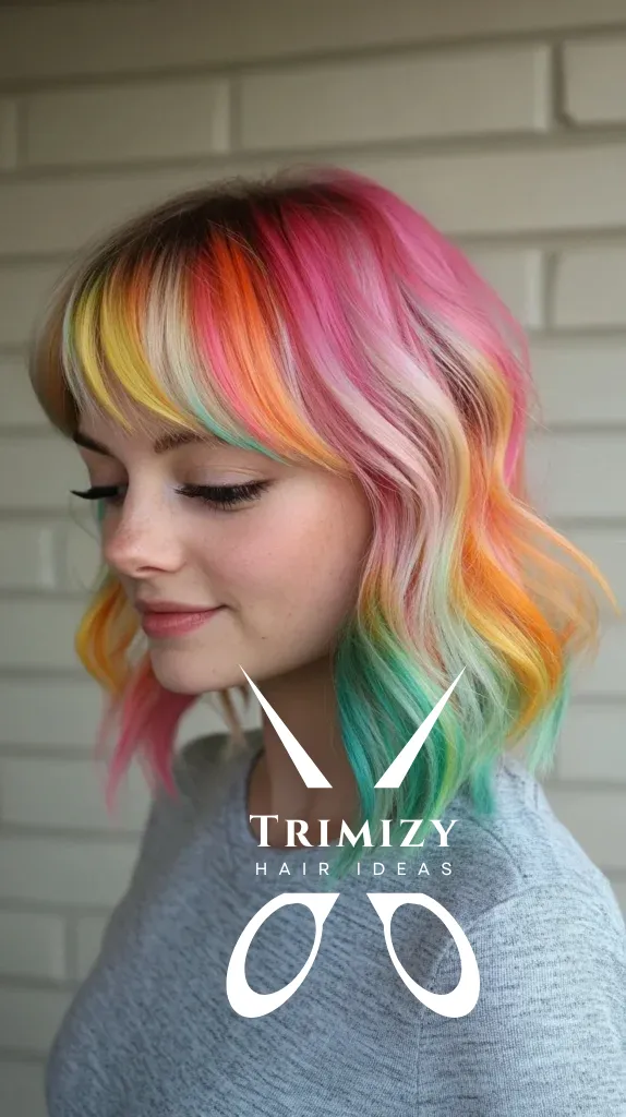 Rainbow Bangs