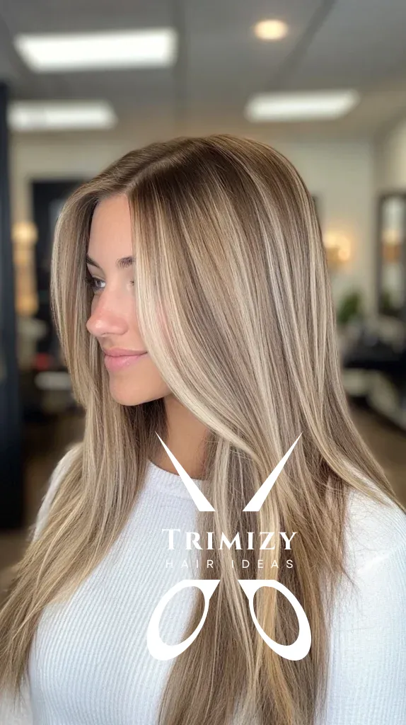 Sandy Blonde Highlights