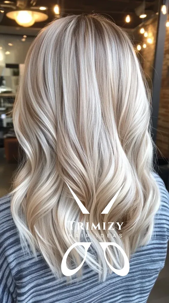 Silver Blonde Highlights
