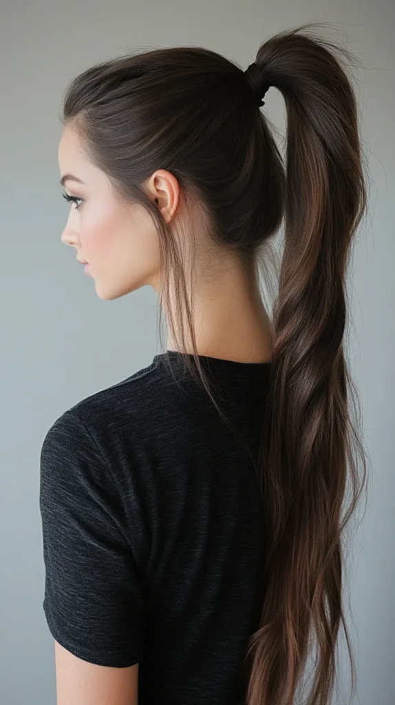 Sky-High Ponytail