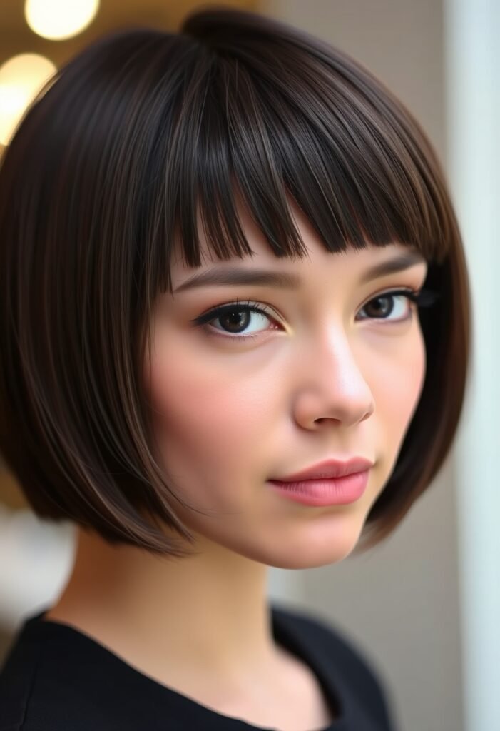 Sleek Stacked Bob