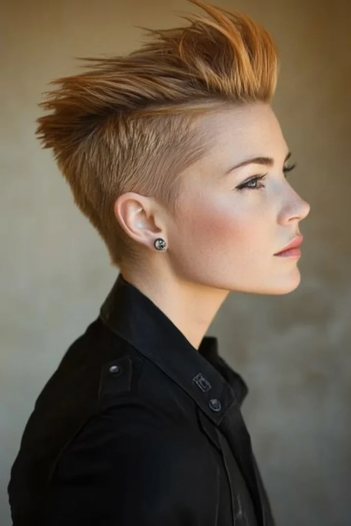 Slicked-Back Mohawk