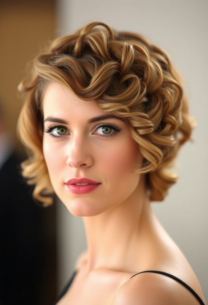 Stacked Bob with Curls