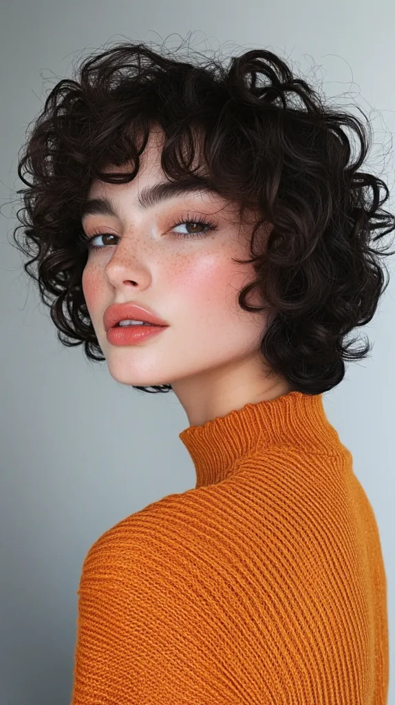Stacked Curly Hair