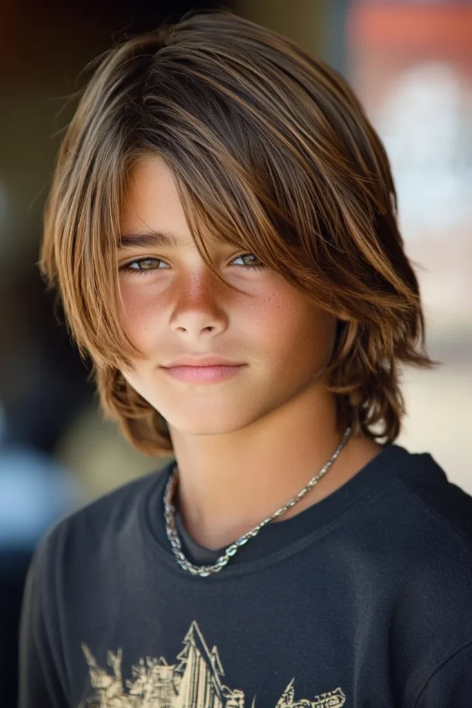 Straight Curtain Hairstyle