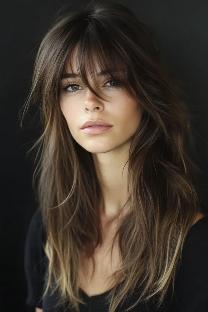 Straight and Sleek Shag
