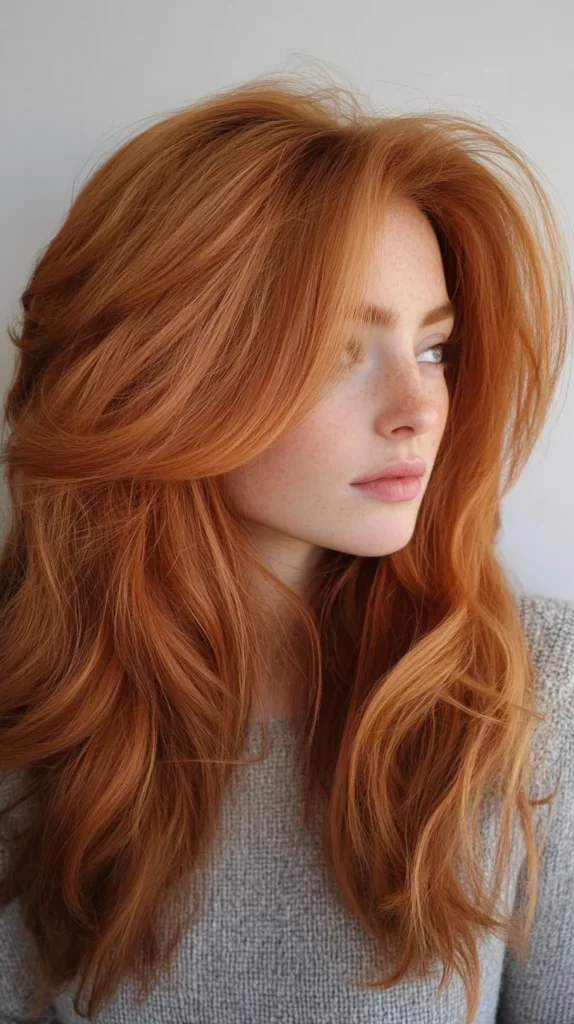 Strawberry Copper Hair