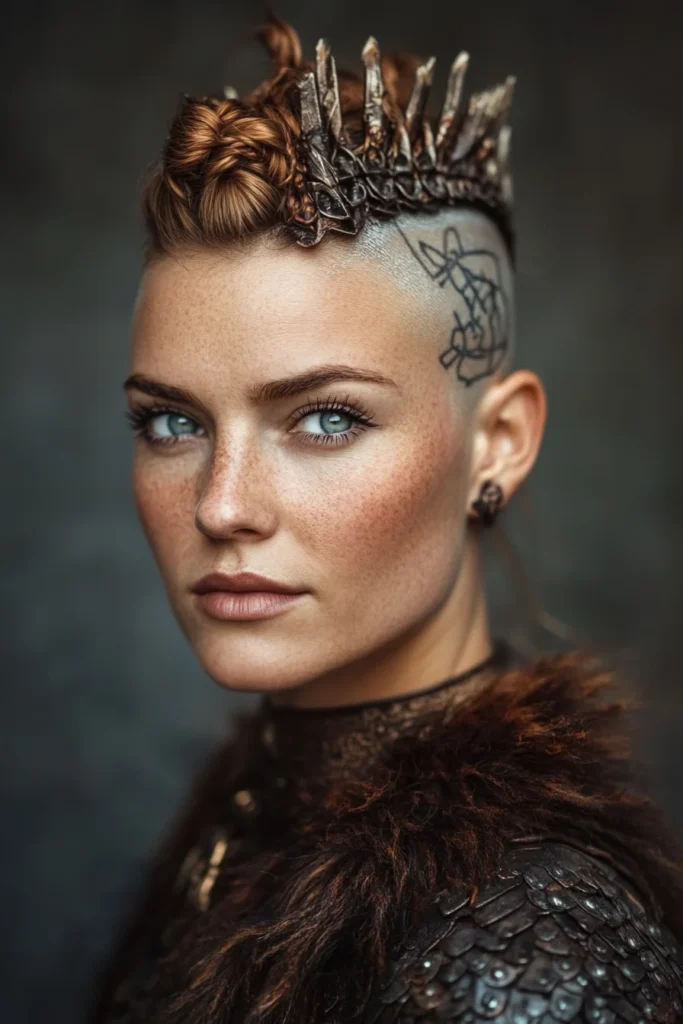 Textured Mohawk with Undercut