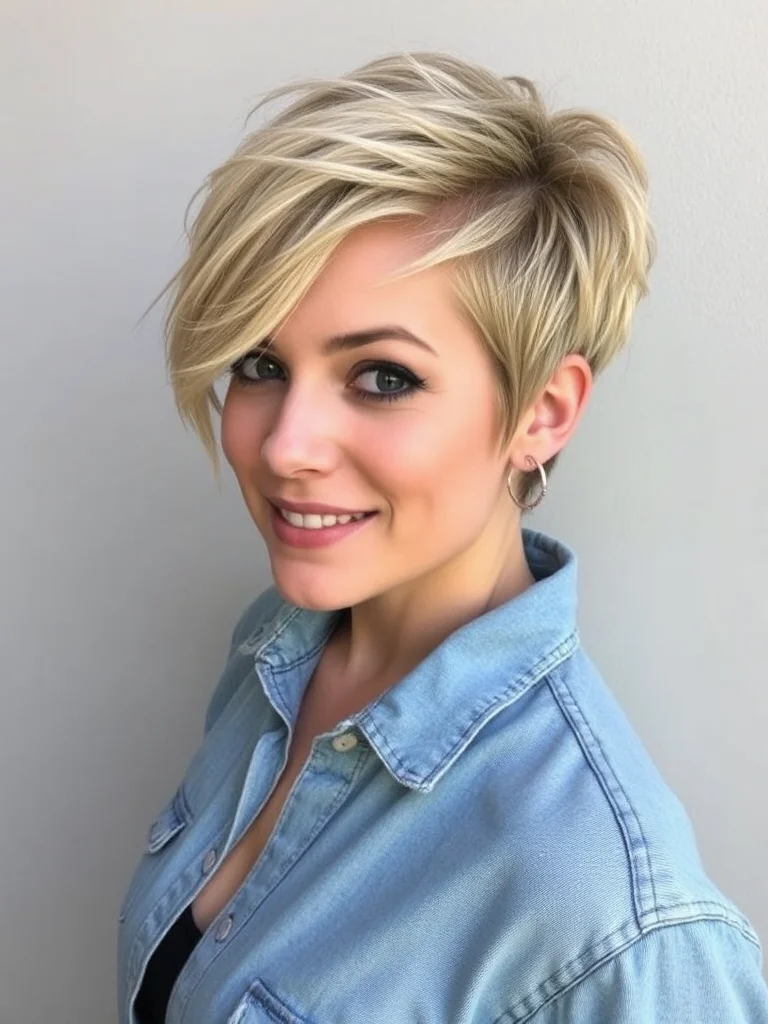 Textured Pixie Cut