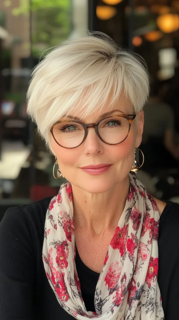 The Side-Parted Pixie