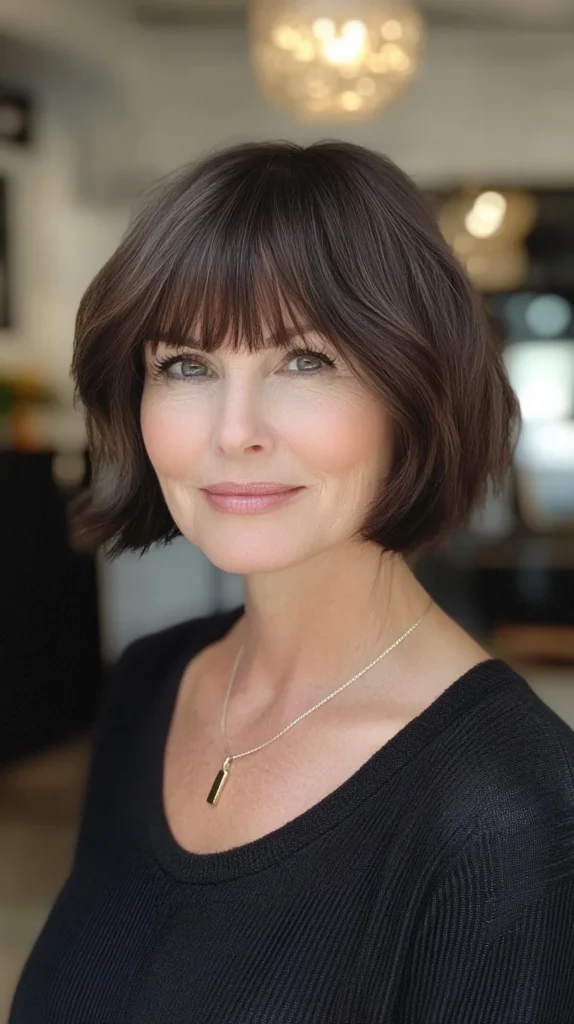 The Soft Bob With Bangs
