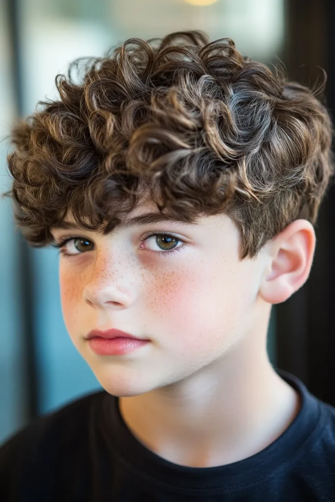 Thick Curly Fringe