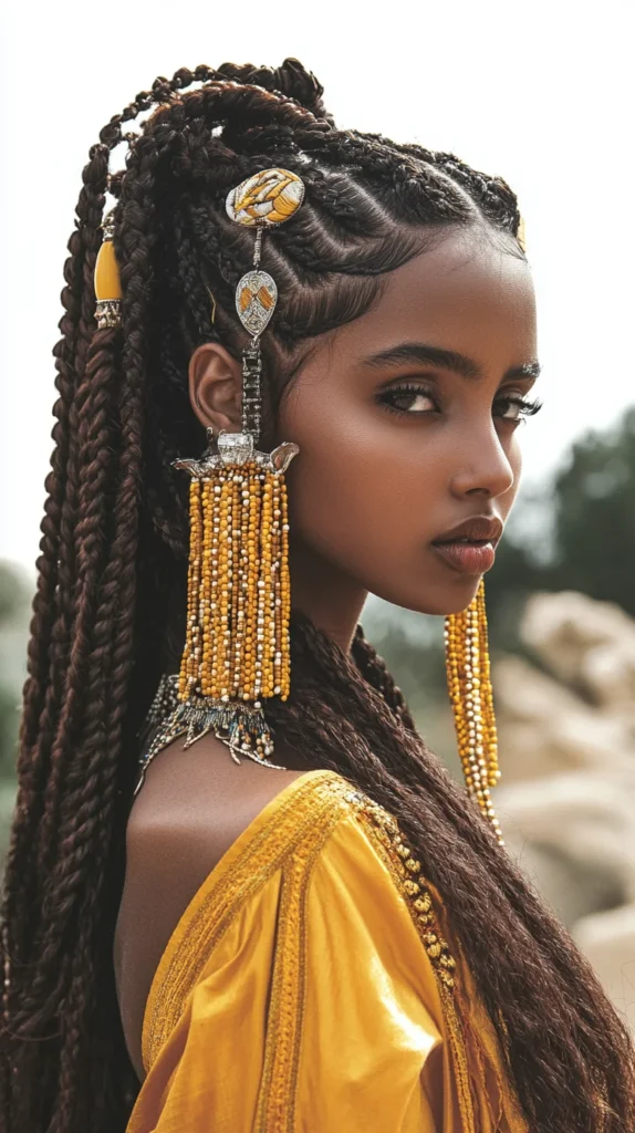 Traditional Shuruba - Albaso Cornrows