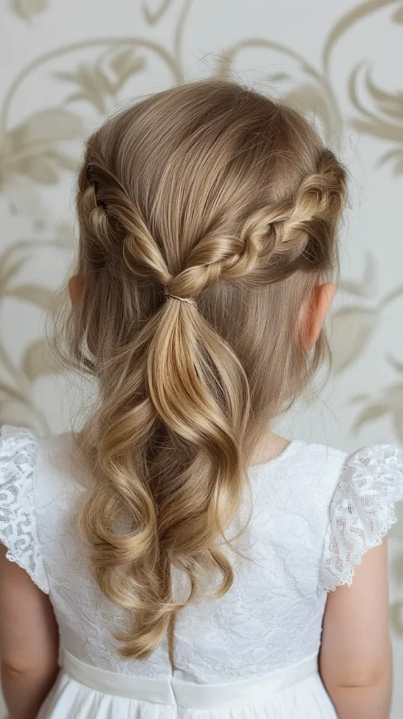 Twisted Half-Up Halo