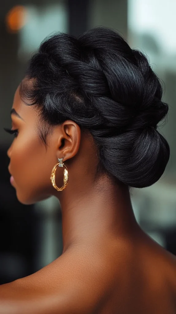 Twisted Low Bun