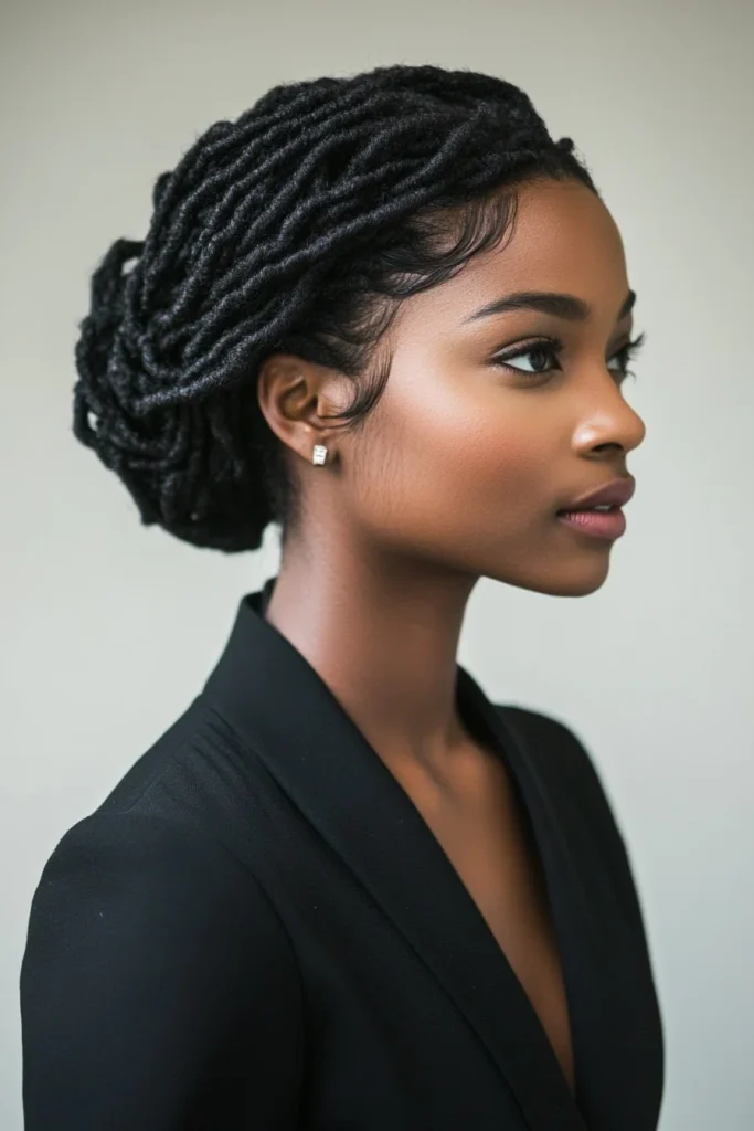 Twisted Low Bun