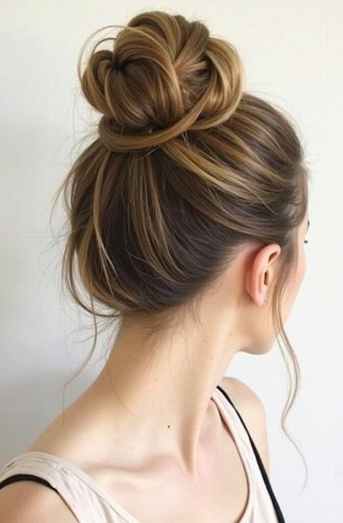 Voluminous High Bun