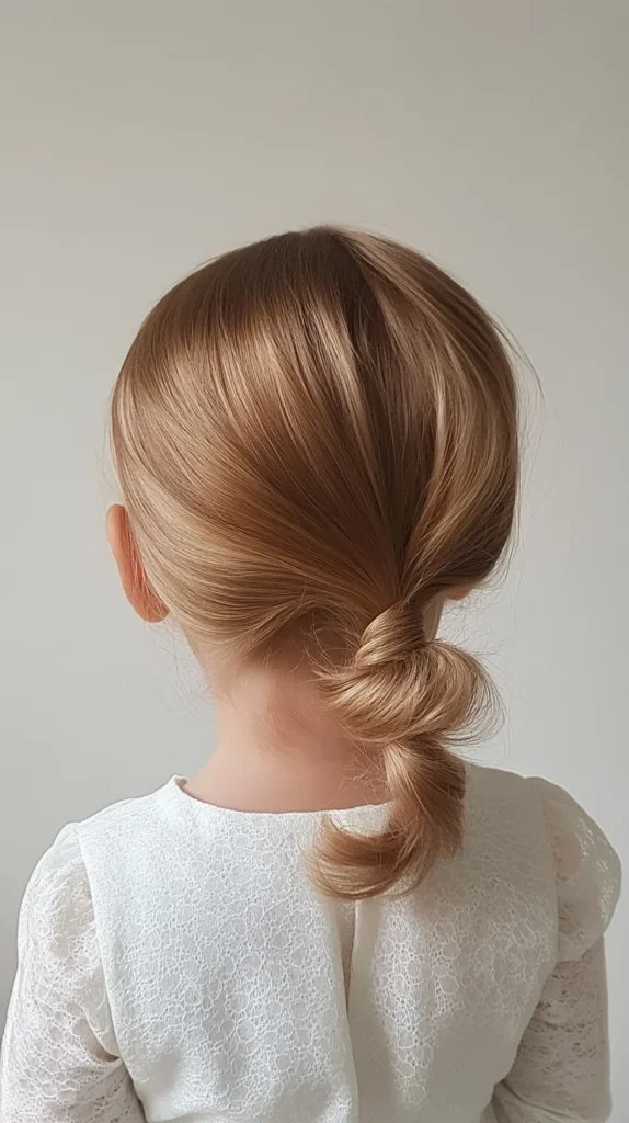 low pony tail
