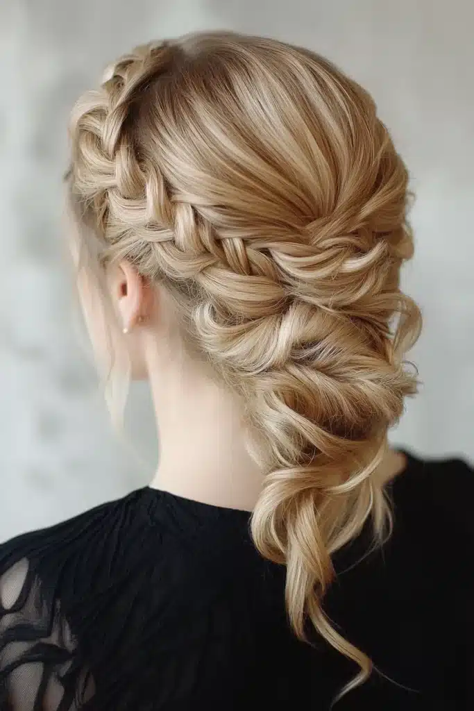 Angelic Fishtail Crown Braid