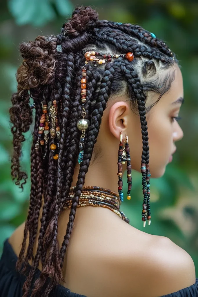 Beaded Boho Braids