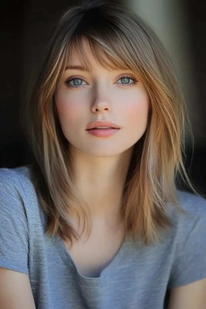 Blunt Cut with Subtle Highlights