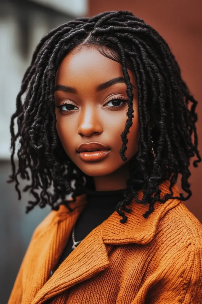 Boho Bob with Crochet Curls